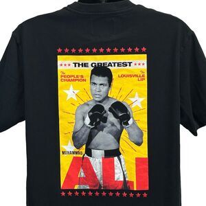 Muhammad Ali x Shoe Palace T Shirt Boxing Boxer Embroidered Black XL X-Large